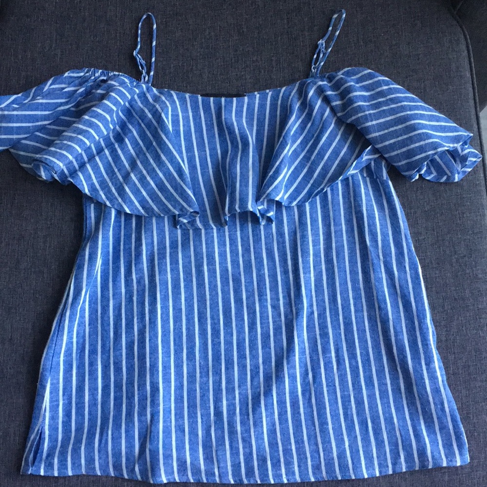 Alice Blue off shoulder top | size M